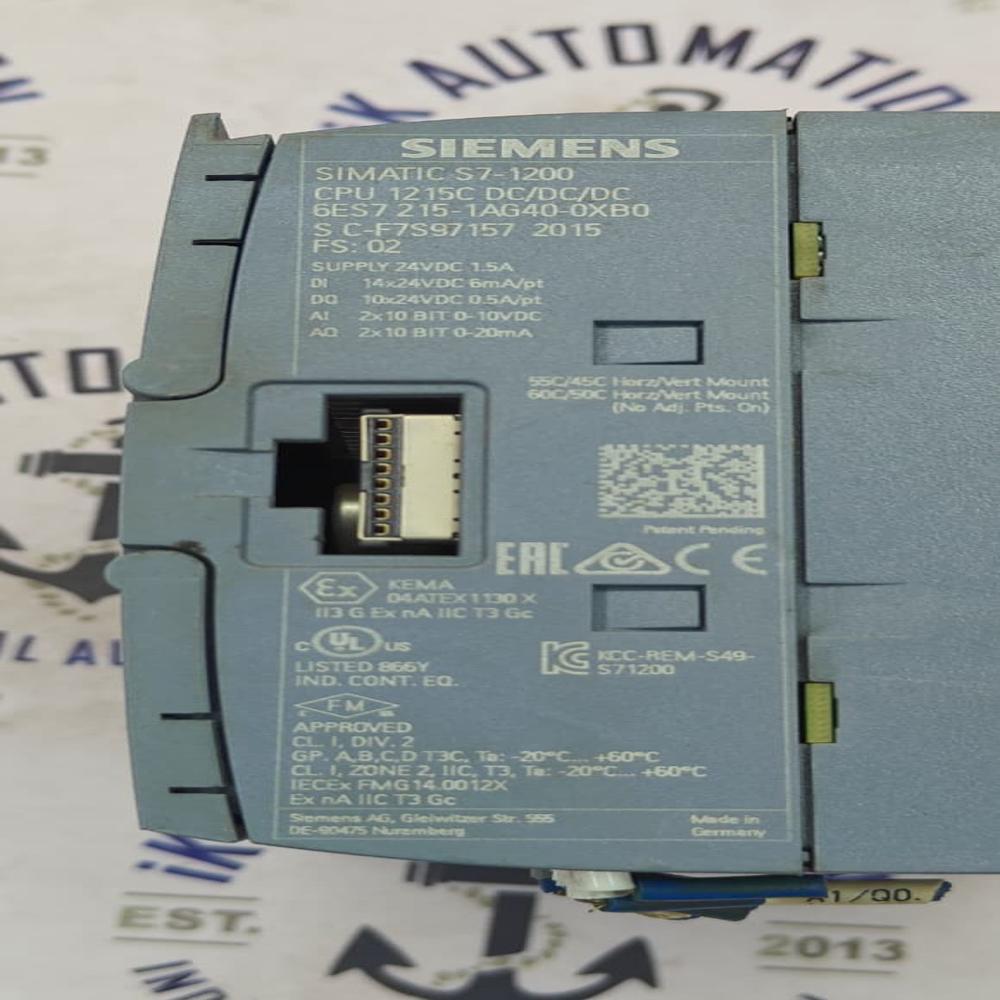 SIEMENS 6ES7 215-1AG40-0XB0