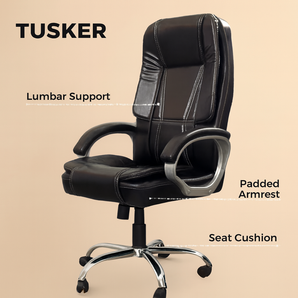 Tusker Ergonomic Leatherette Revo Office Chair