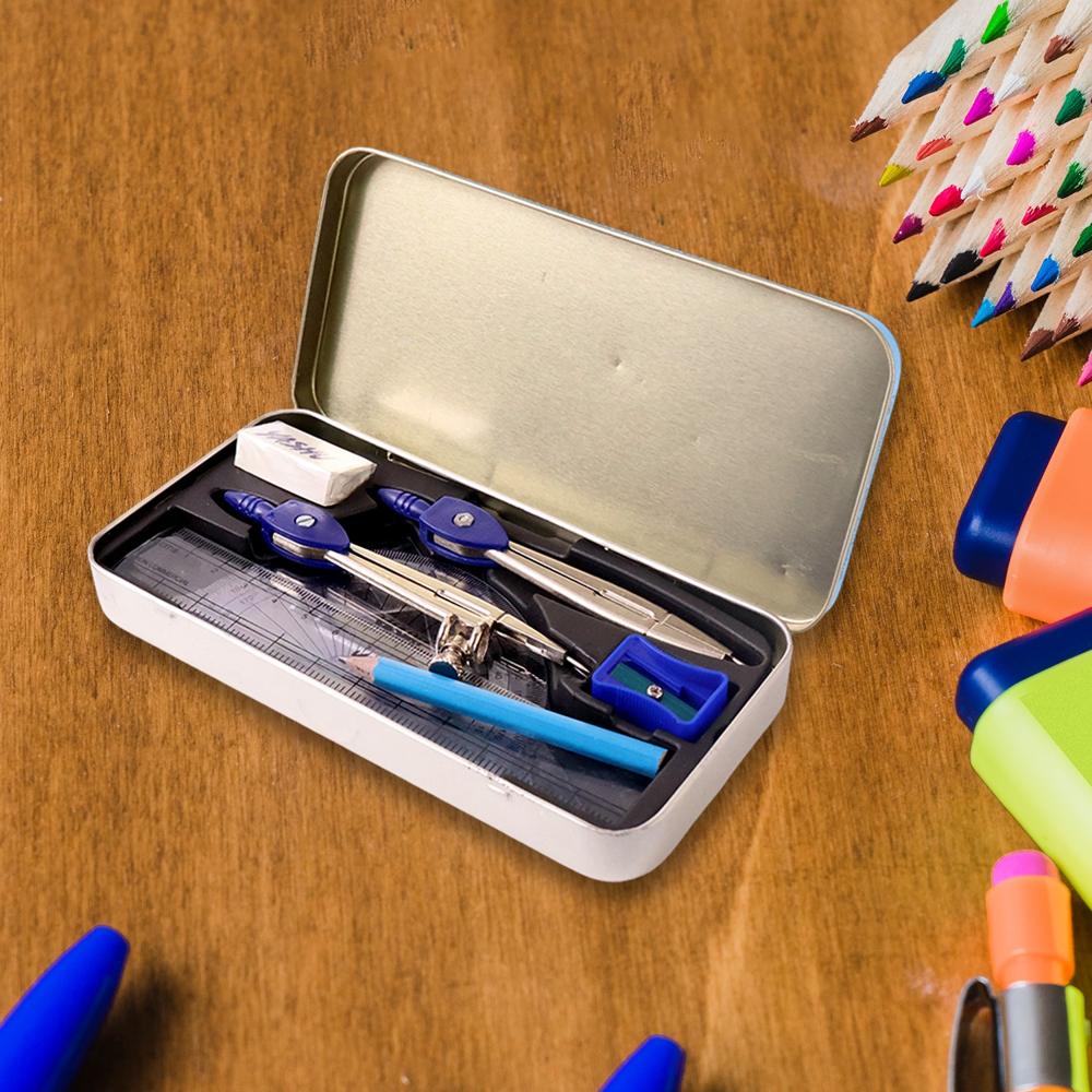 Yashu Complete Geometry Box Set With Compass - Color: Mix