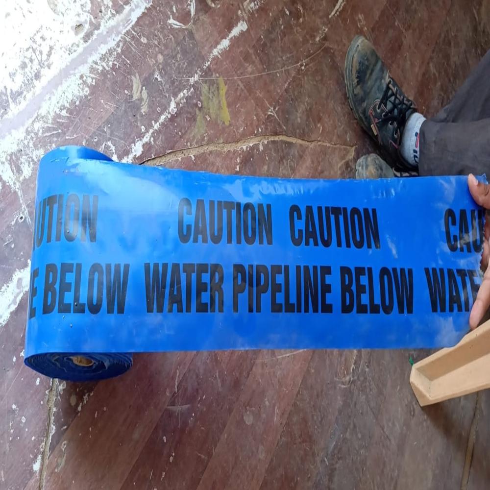 Pipeline Warning Tape - Polyethylene Material, Green Color | High-visibility Warning Messaging For Underground Utilities Protection