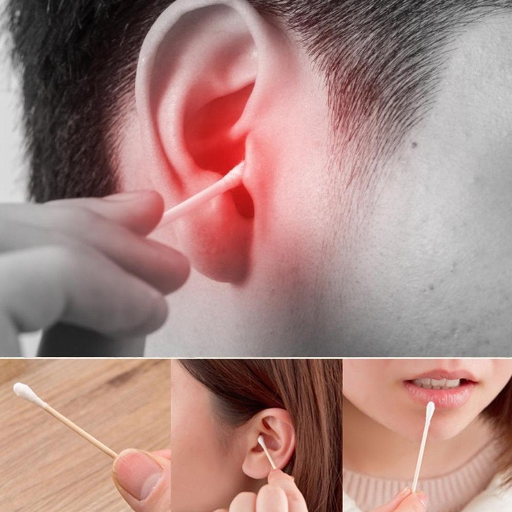 Eco-Friendly Bamboo Cotton Swabs (Pack of 20 / Per Packet 70 Pcs)
