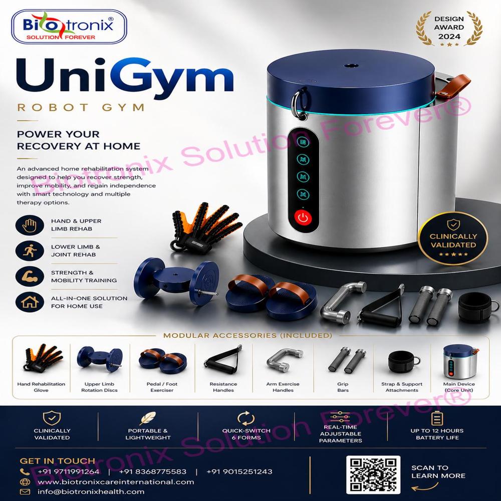 UniGym Compact Physiotherapy Rehab Robot for Everyday Therapy
