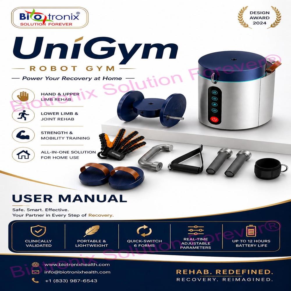 UniGym Compact Physiotherapy Rehab Robot for Everyday Therapy