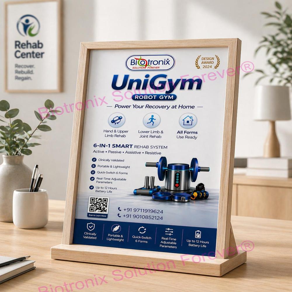 UniGym Compact Physiotherapy Rehab Robot for Everyday Therapy