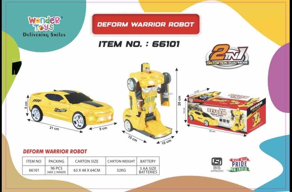 66101 Deform Warrior Robot Car