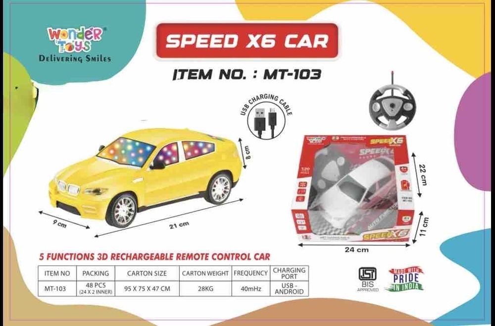 MT103 X6 Rechargable Speed Car