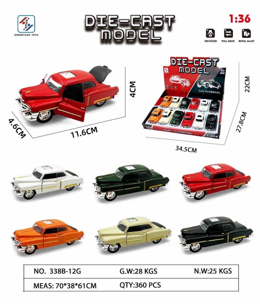 Vintage Diecast Car Box