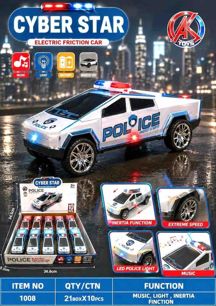 Tesla Police Car Box