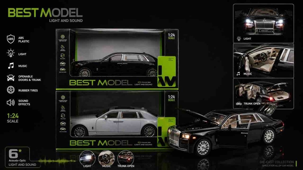 1-24 Rolls Royce ABS Plastic Car