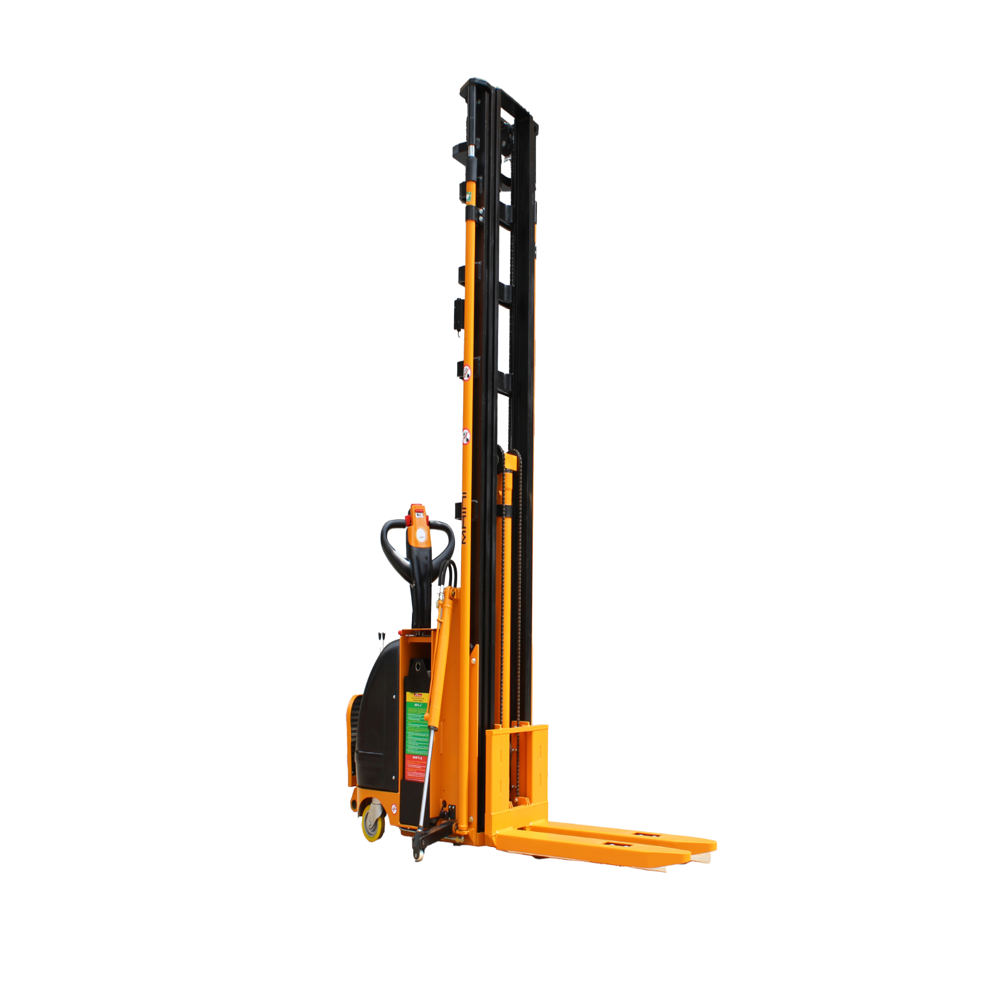 Fully Electric Stacker - Color: Yello