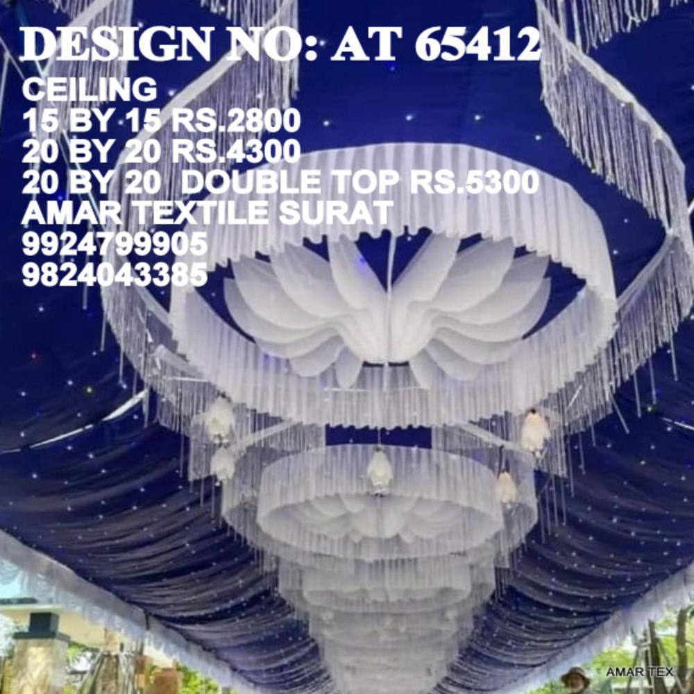 Ceiling Wedding Decoratives - Good Quality Fabric, Full Length, Super Width | Quick Dry, Washable, Strong, Versatile For Events And Festivals