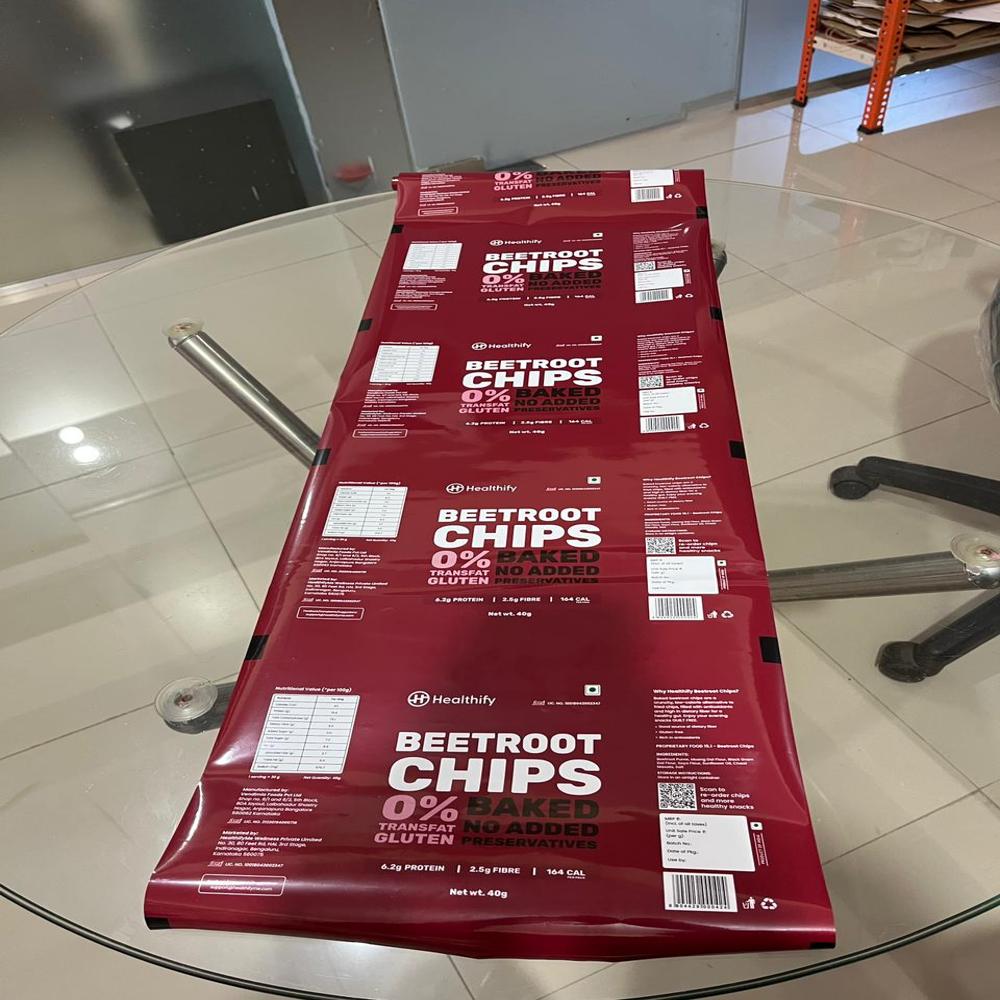 Printed Packaging Roll - Coating Type: Matte