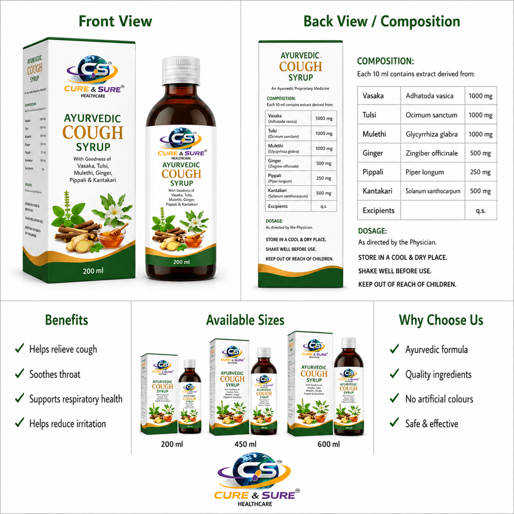 Ayurvedic Cough Syrup Third Party Manufacturing