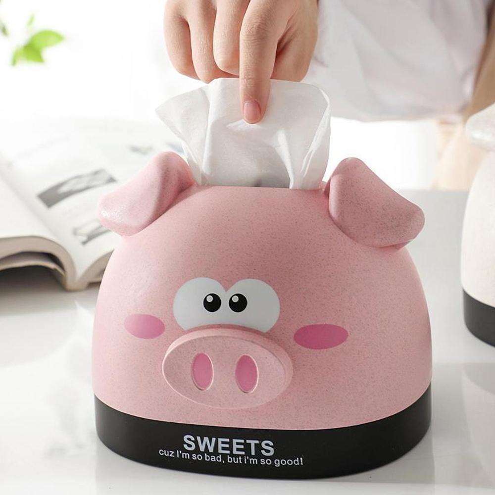 Mix Design Tissue Box House Tissue Box Cover Tissue Holder (1 Pc)