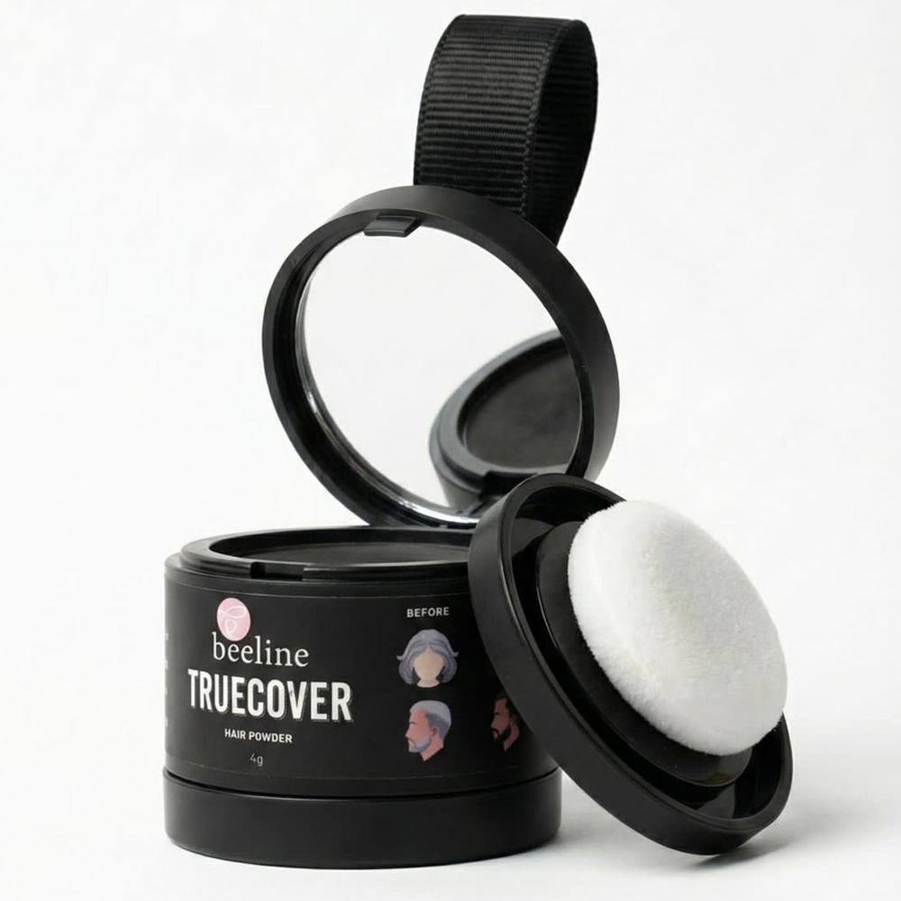 Magic Hairline Color Powder (1 Pc, 4 Black Color)