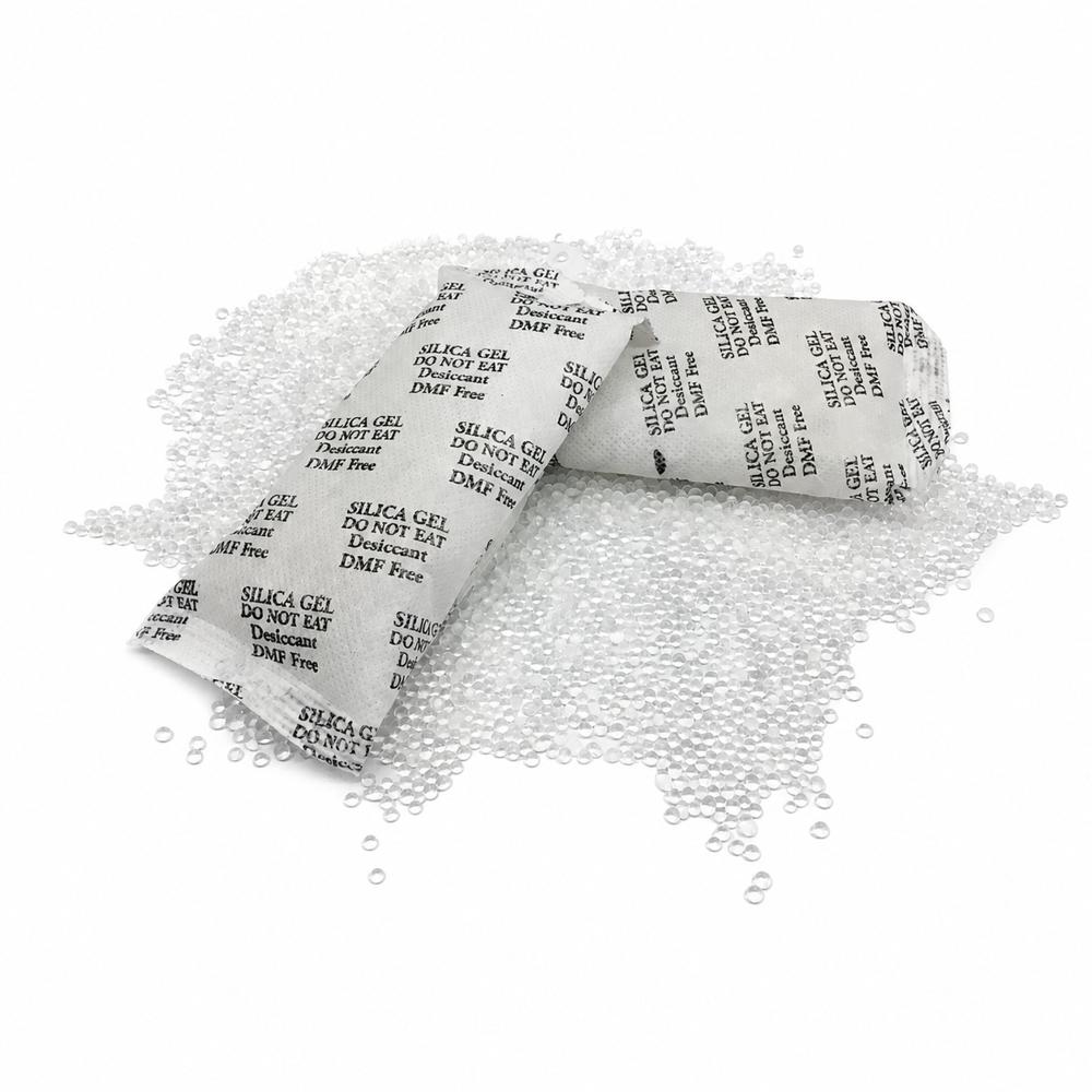 Silicagel White Beads 50 & 100 Gm Pouch