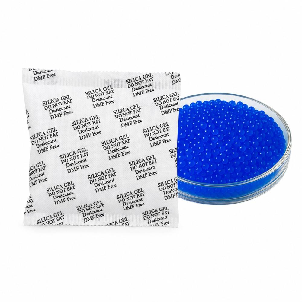 Silicagel Blue Beads 50 & 100 Gm Pouch