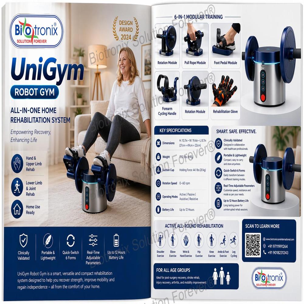 UniGym Rehabilitation Fitness Robot for Therapy and Recovery