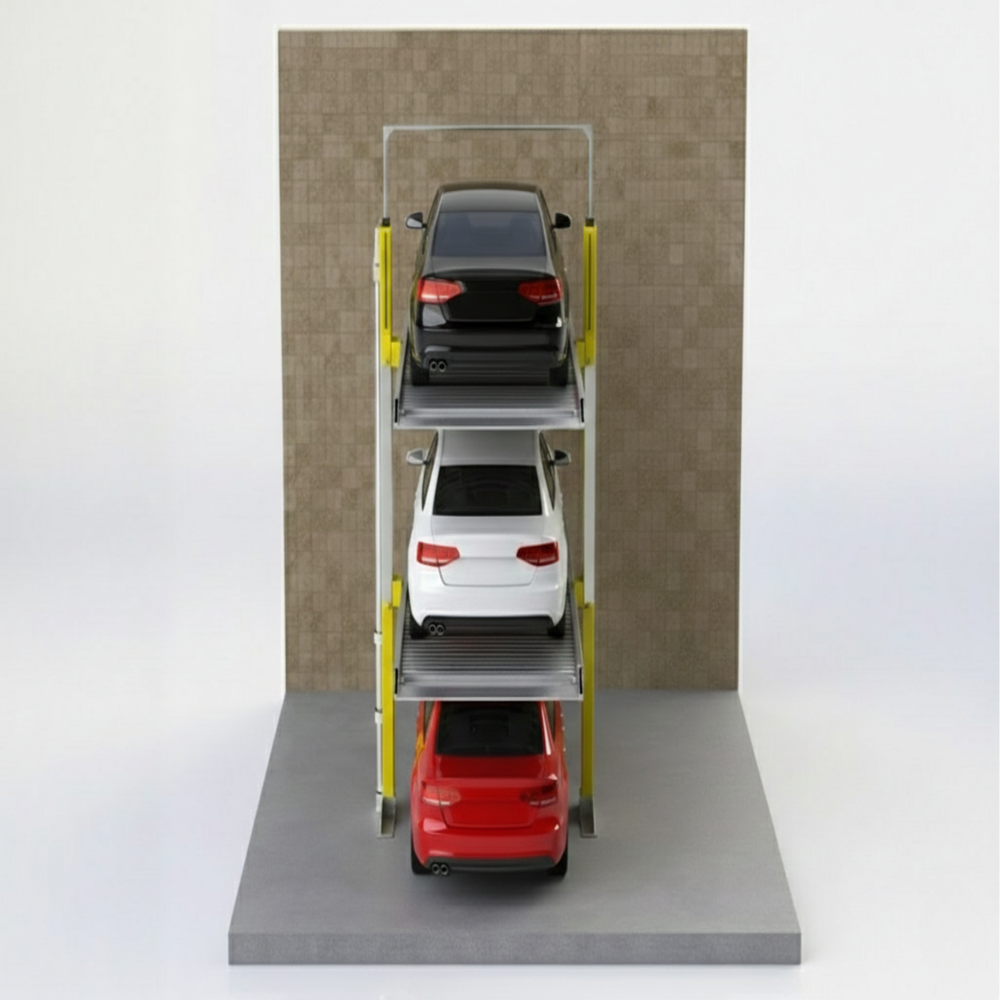 3 Level Stack Parking - Height: 5400 Mm Meter (M)