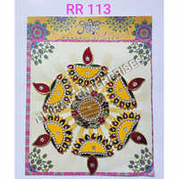 Rr 113 Acrylic Diya Rangoli
