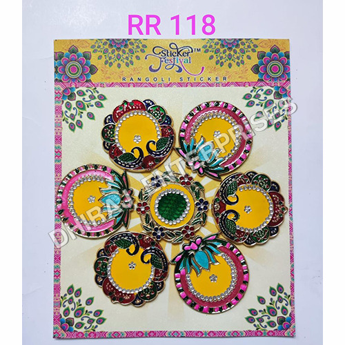 RR 118 Round Decor Art Rangoli