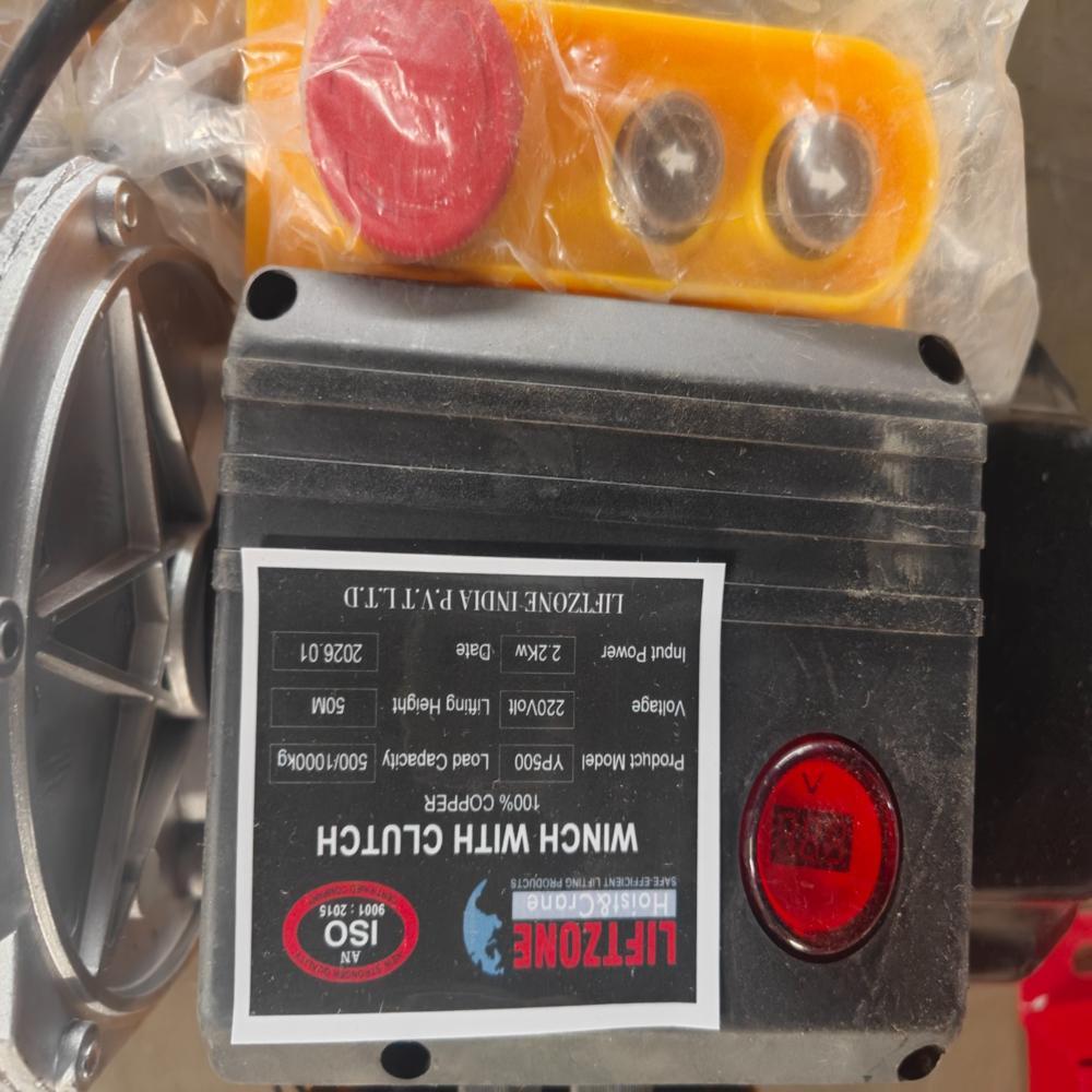 Clutch winch 1 ton 500 mtr