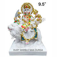 White Dust Marble Maa Durga