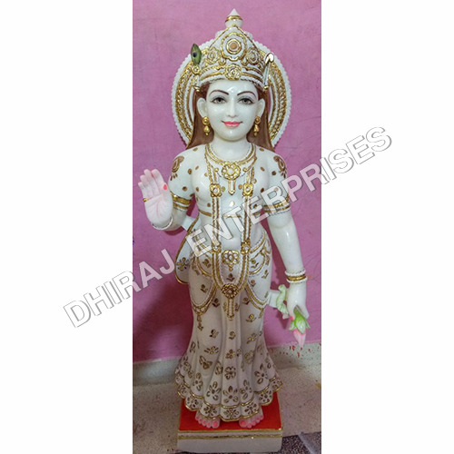 Marble Makrana Krishna 4 Feet