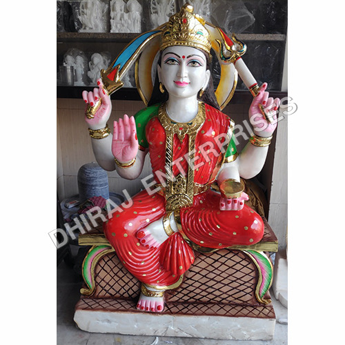 4 Ft Marble Maa Santoshi Idol