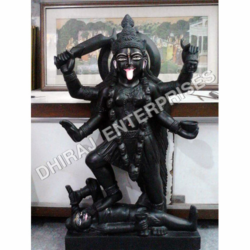 3 Ft Maa Kali Black Marble