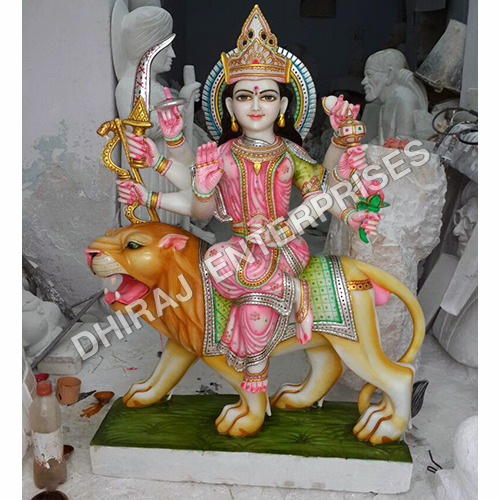 2ft Maa Durga Marble Statue