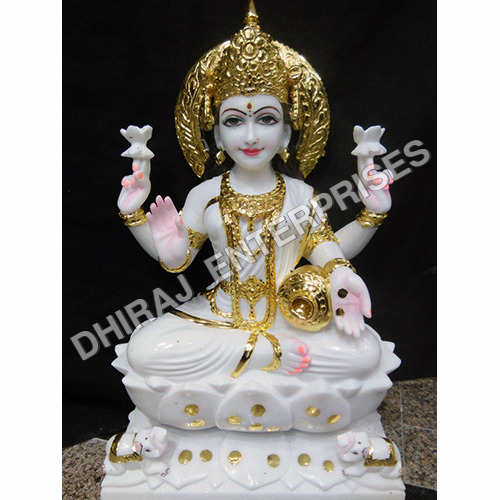 2ft Handcrafted Marble Maa Latchmi Murti