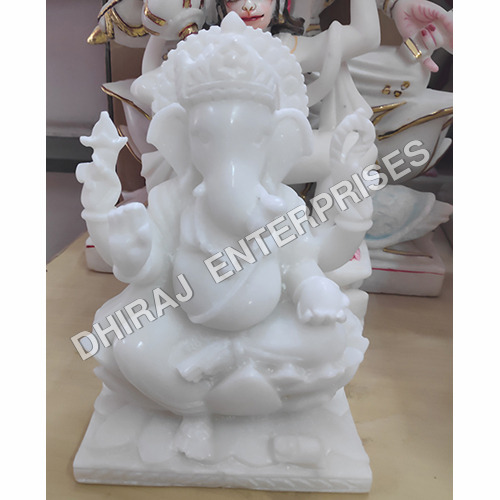 Ganesha Ji Statue In Royal Marble