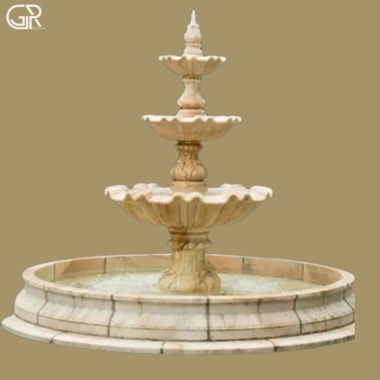 Stone Water Fountain, (Ht-7ft)