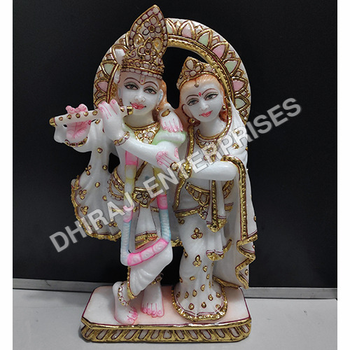 12 Inch Marble Vietnam Radha Krishna