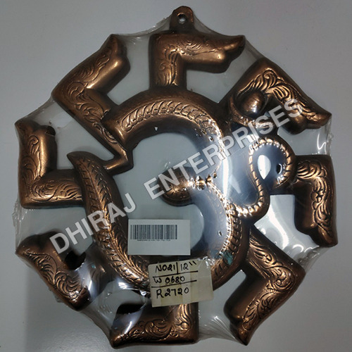 Om Wall Hanging In Black Metal Decoration By DHIRAJ ENTERPRISES