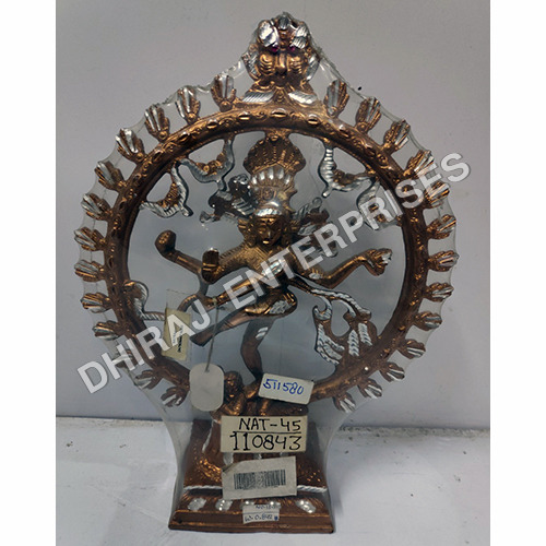 Decor Natraja In White Metal