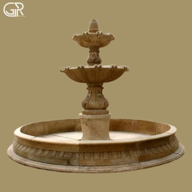 Stylish Sandstone Water Fountain, (Ht-5ft)