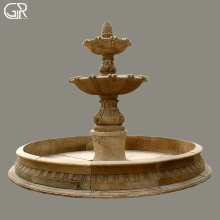 Stylish Sandstone Water Fountain, (Ht-5ft)