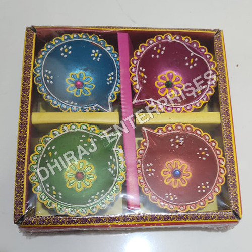 Terracotta Diya For Festival