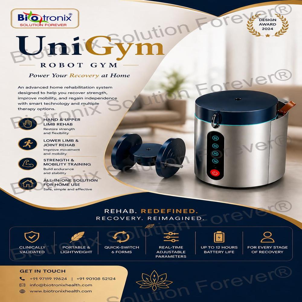 UniGym Robotic Physiotherapy Device for Strength and Mobility Training