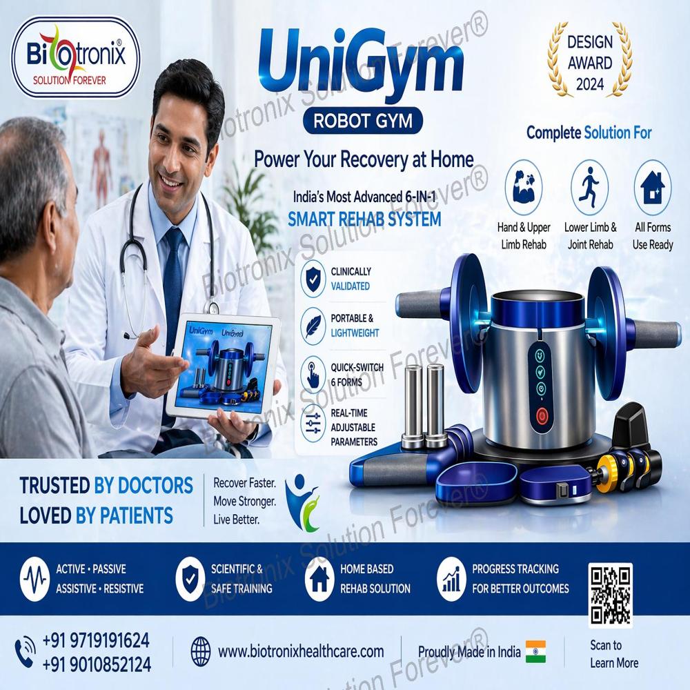 UniGym Robotic Physiotherapy Device for Strength and Mobility Training