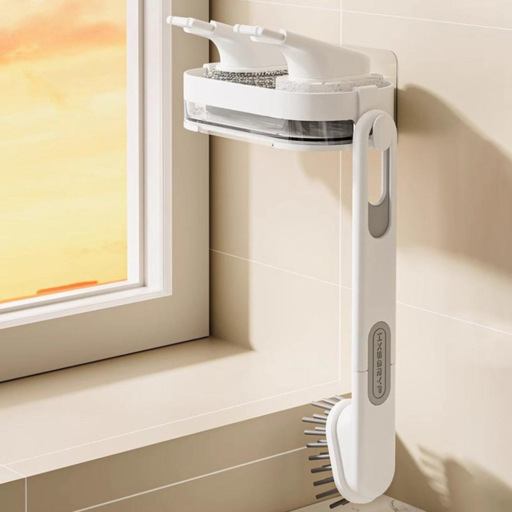 Multi-function Wall Mounted Cleaning Combo Set (1 Set) - Color: Mix