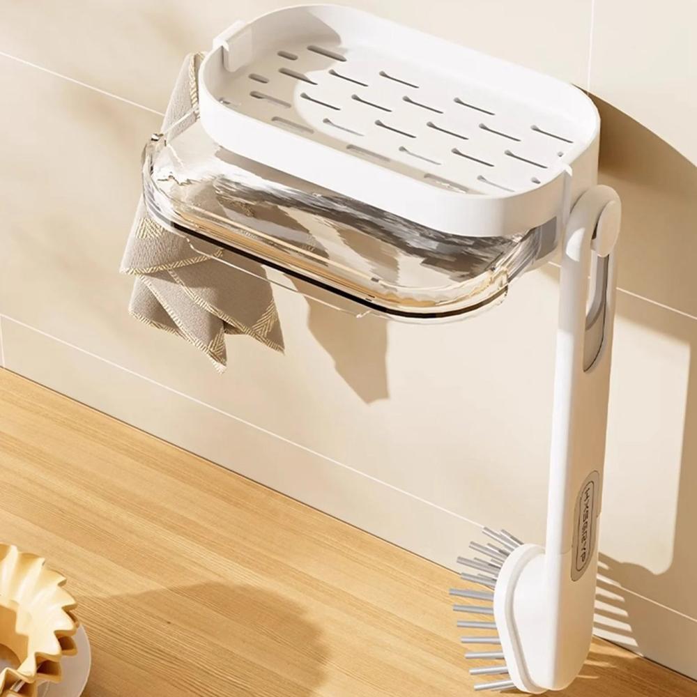 Multi-function Wall Mounted Cleaning Combo Set (1 Set) - Color: Mix