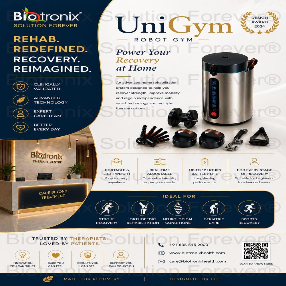 UniGym Physiotherapy Recovery Equipment for Home Rehabilitation Programs