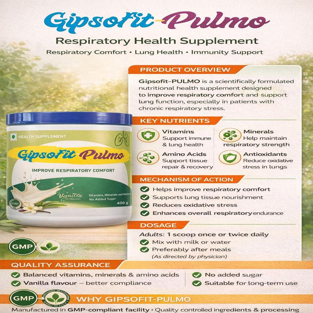Protein Powder - Brand Name: Gypsofit Pulmo
