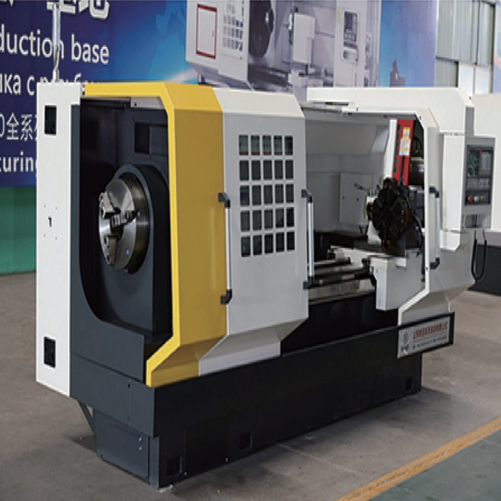 Cdk6150 Cnc Spindle Bore Lathe | Big Bore Pipe Threading Lathe For Metric & Inch Thread Processing