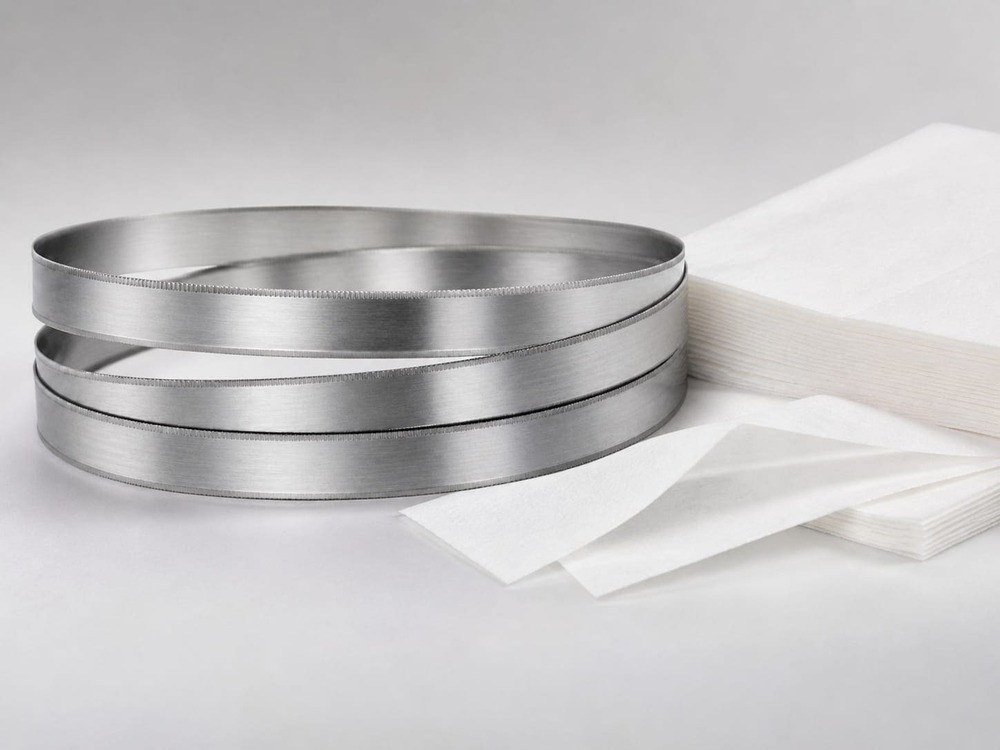 3840 x 40 x 0.6 mm Tissue Paper Cutting Band Knife Blade