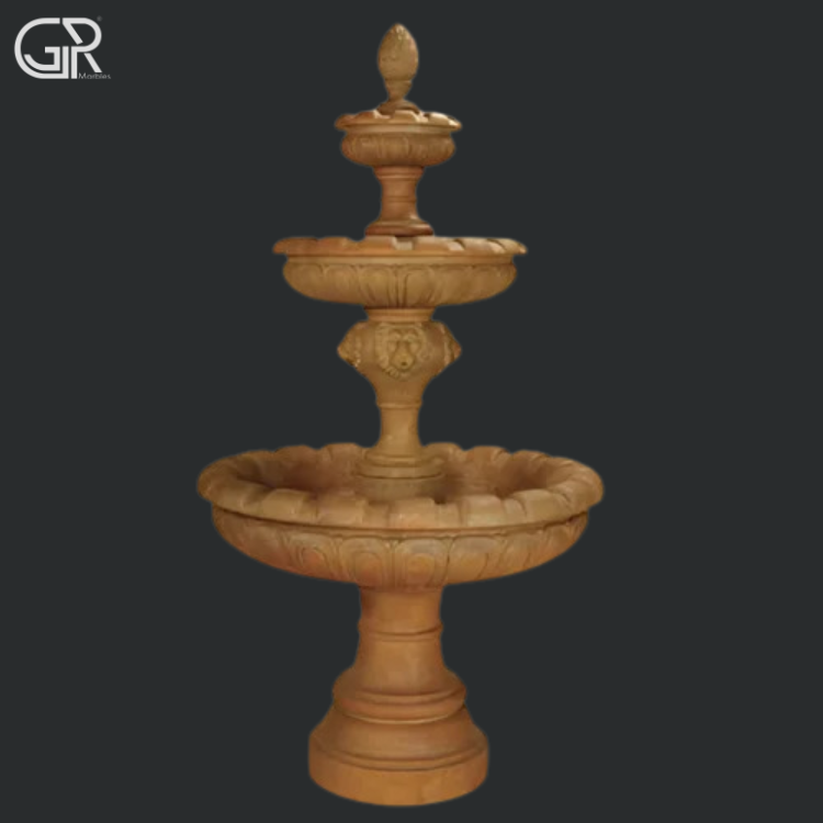 Sandstone Water Fountain, (Ht-5ft)
