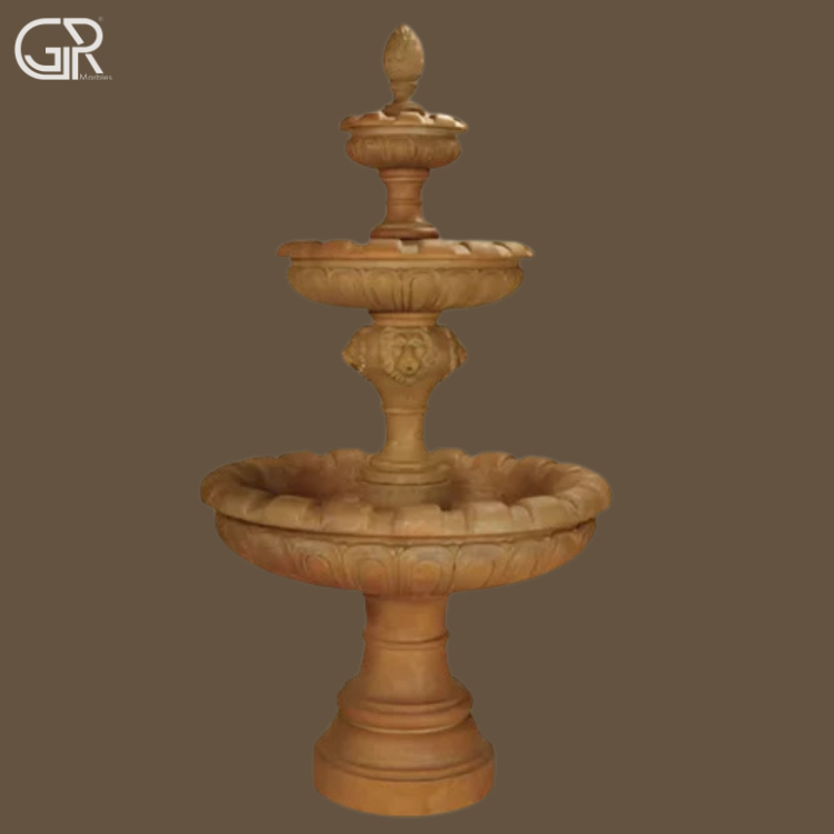 Sandstone Water Fountain, (Ht-5ft)